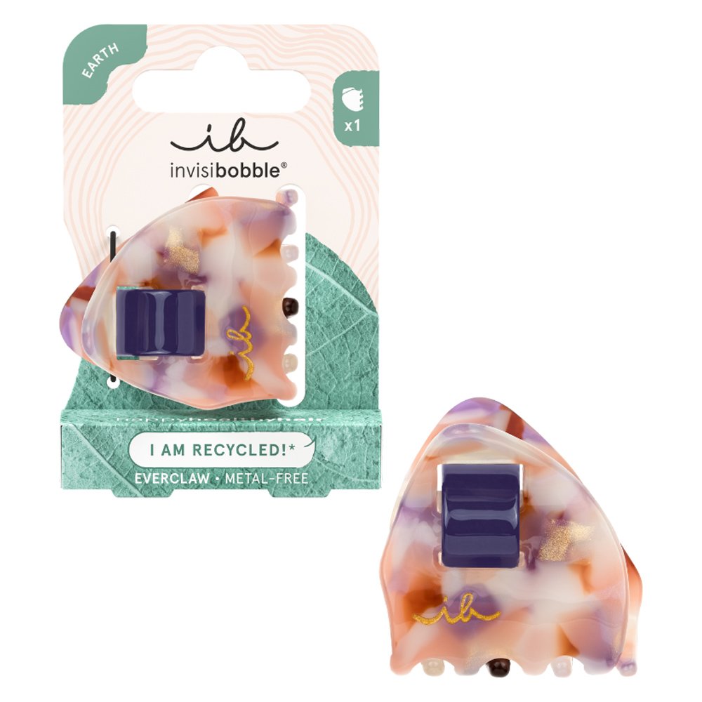 Invisibobble Invisibobble Earth Everclaw Recyced Me S Κομψό Κλάμερ Μαλλιών 1 Τεμάχιο