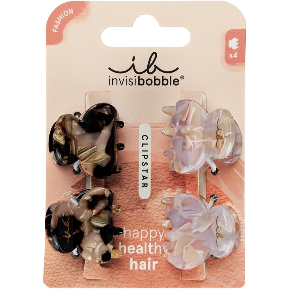 Invisibobble Invisibobble Clipstar Petite Four Κλάμερ για Λεπτά & Κανονικά Μαλλιά 4 Τεμάχια
