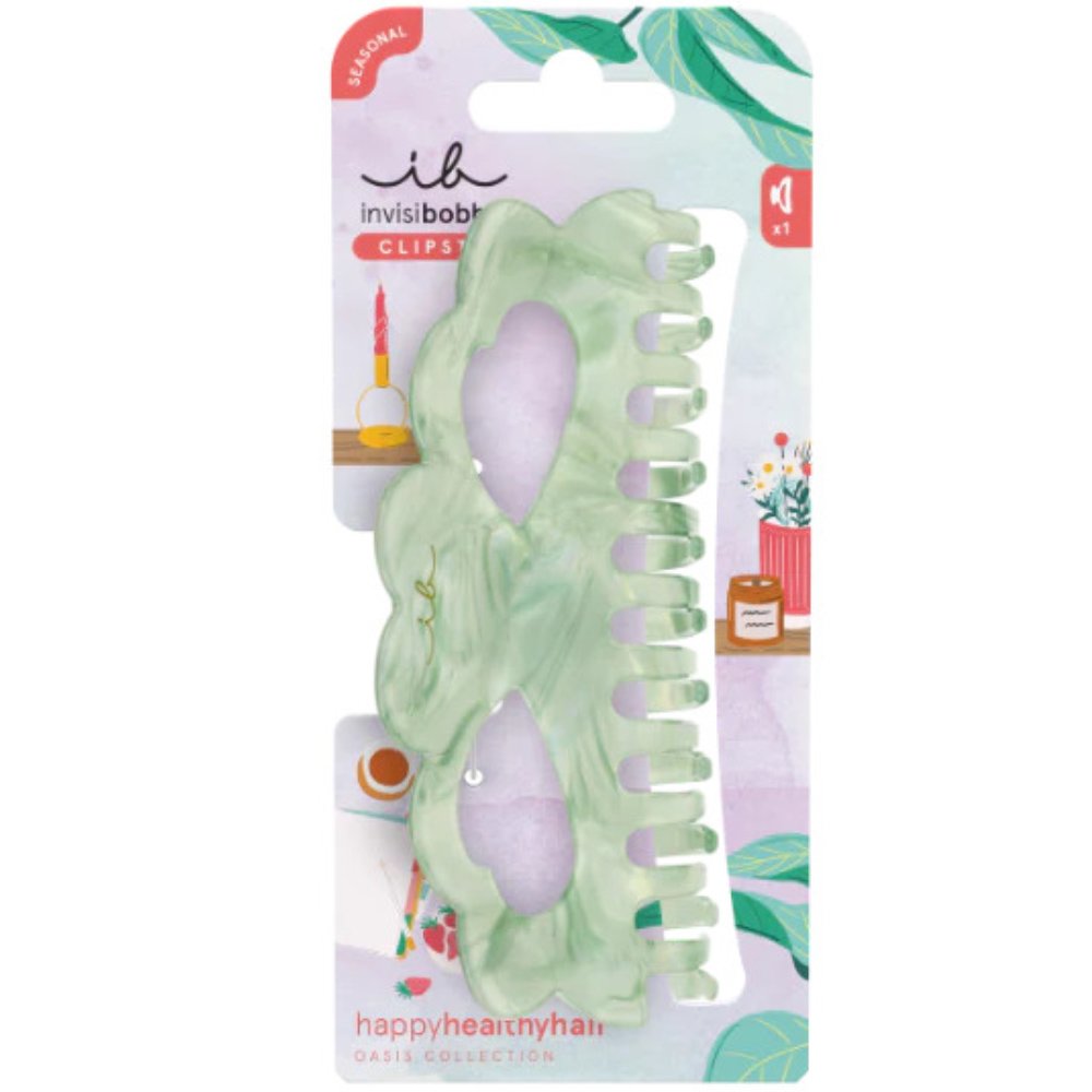Invisibobble Clipstar XL Oasis Matcha Reset Κλάμερ για Πυκνά ή Μακριά μαλλιά 1 Τεμάχιο
