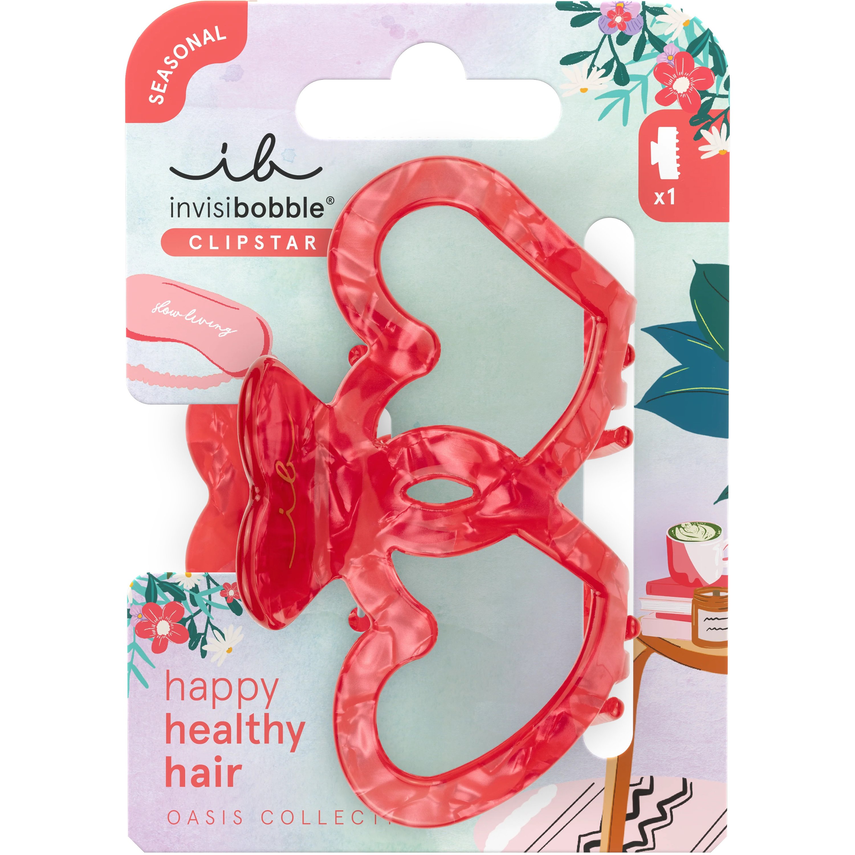 Invisibobble Invisibobble Clipstar Oasis Lovers Nest Κλάμερ για Λεπτά & Κανονικά Μαλλιά 1 Τεμάχιο