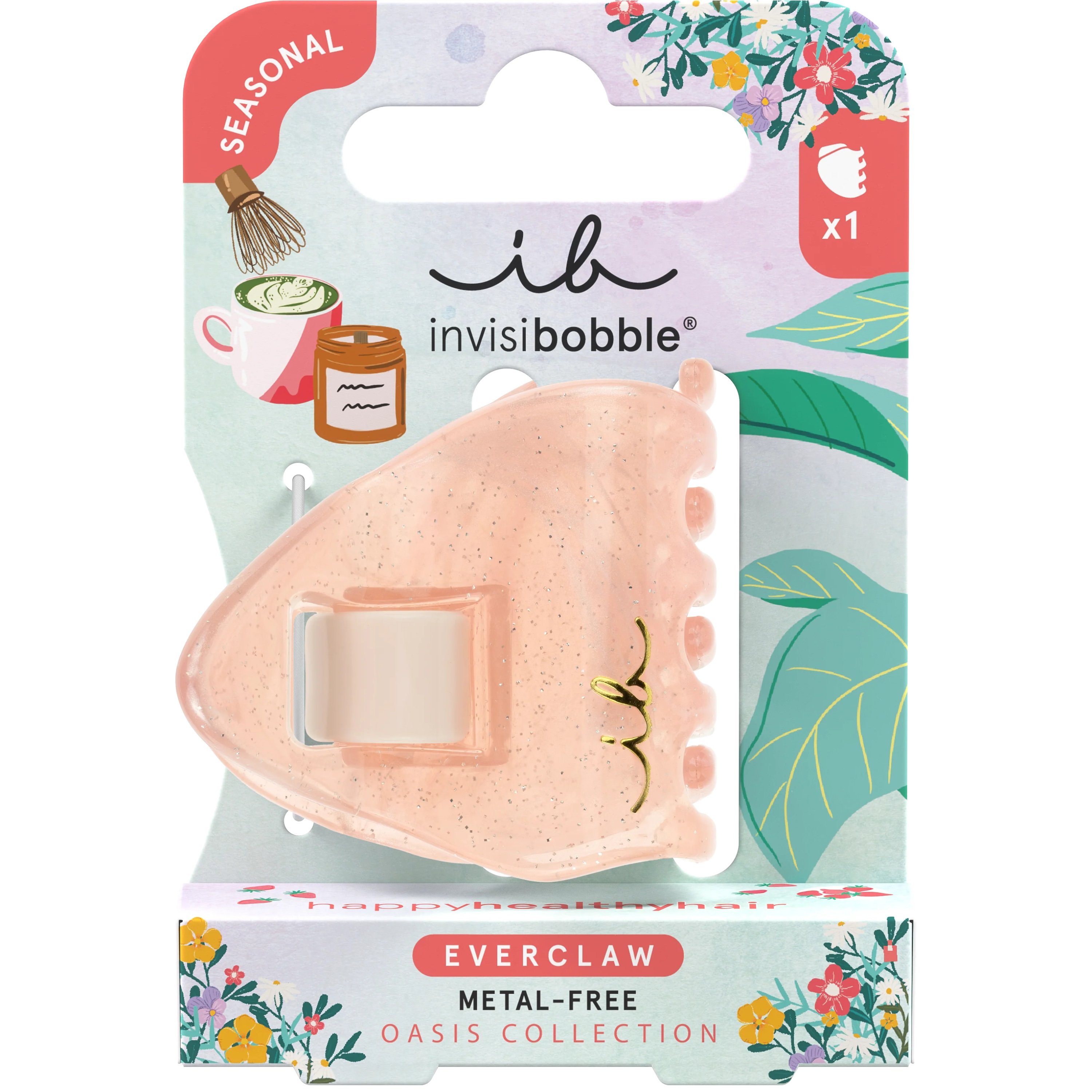 Invisibobble Invisibobble Clipstar Everclaw Oasis Coral Crush Κλάμερ για Λεπτά & Κανονικά Μαλλιά 1 Τεμάχιο