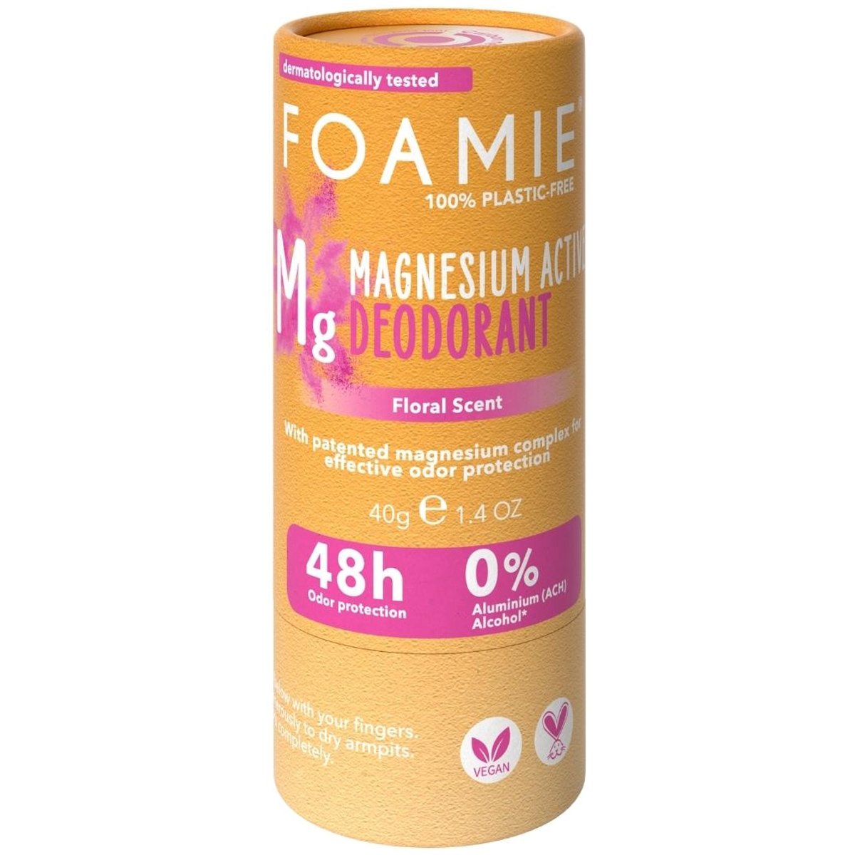 Foamie Foamie Happy Day Solid Deodorant Stick Στερεό Αποσμητικό σε Μορφή Στικ 40g