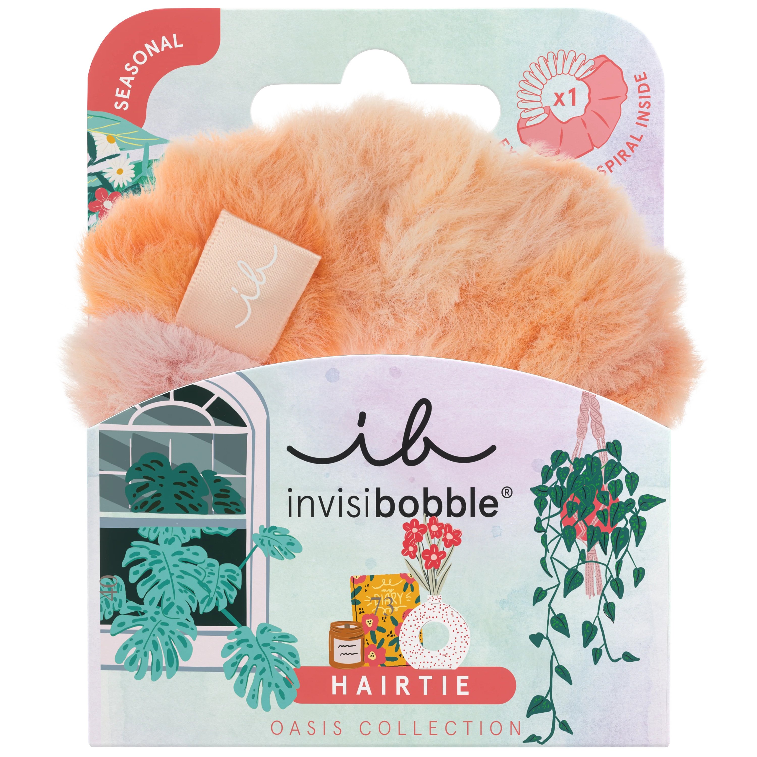 Invisibobble Sprunchie Oasis Rabbit Fuzz Λαστιχάκι Μαλλιών για Απόλυτο Κράτημα 1 Τεμάχιο