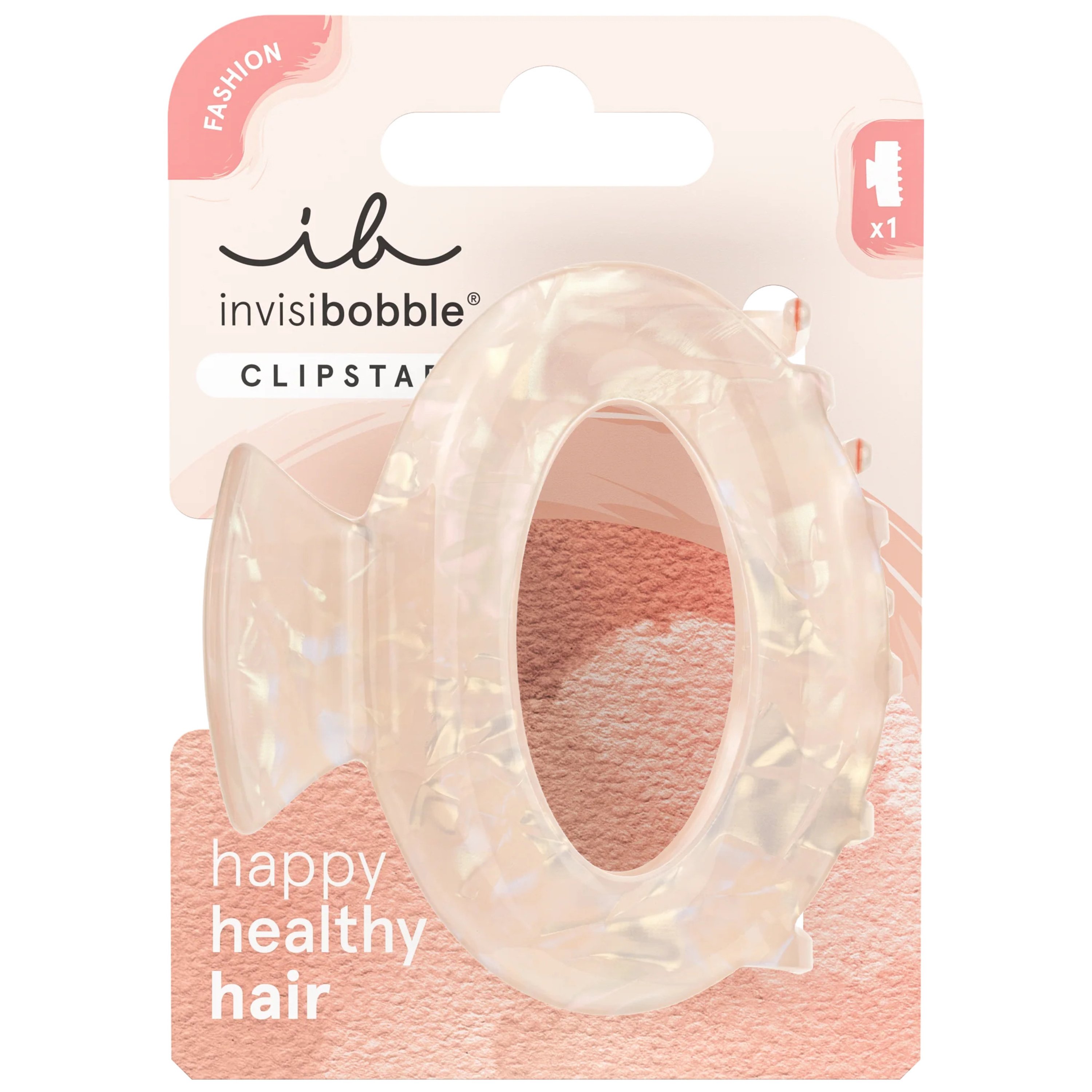 Invisibobble Invisibobble Clipstar Rosy Bliss Κλάμερ για Λεπτά & Κανονικά Μαλλιά 1 Τεμάχιο