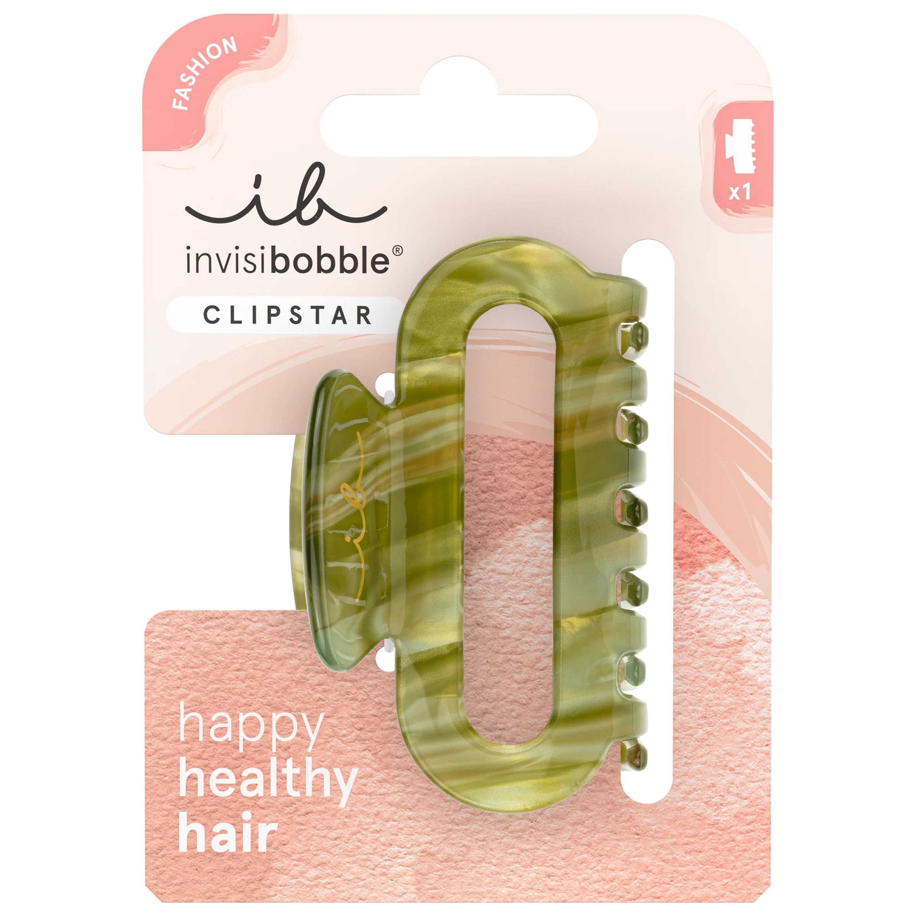 Invisibobble Invisibobble Clipstar Evergreen Κλάμερ για Λεπτά & Κανονικά Μαλλιά 1 Τεμάχιο