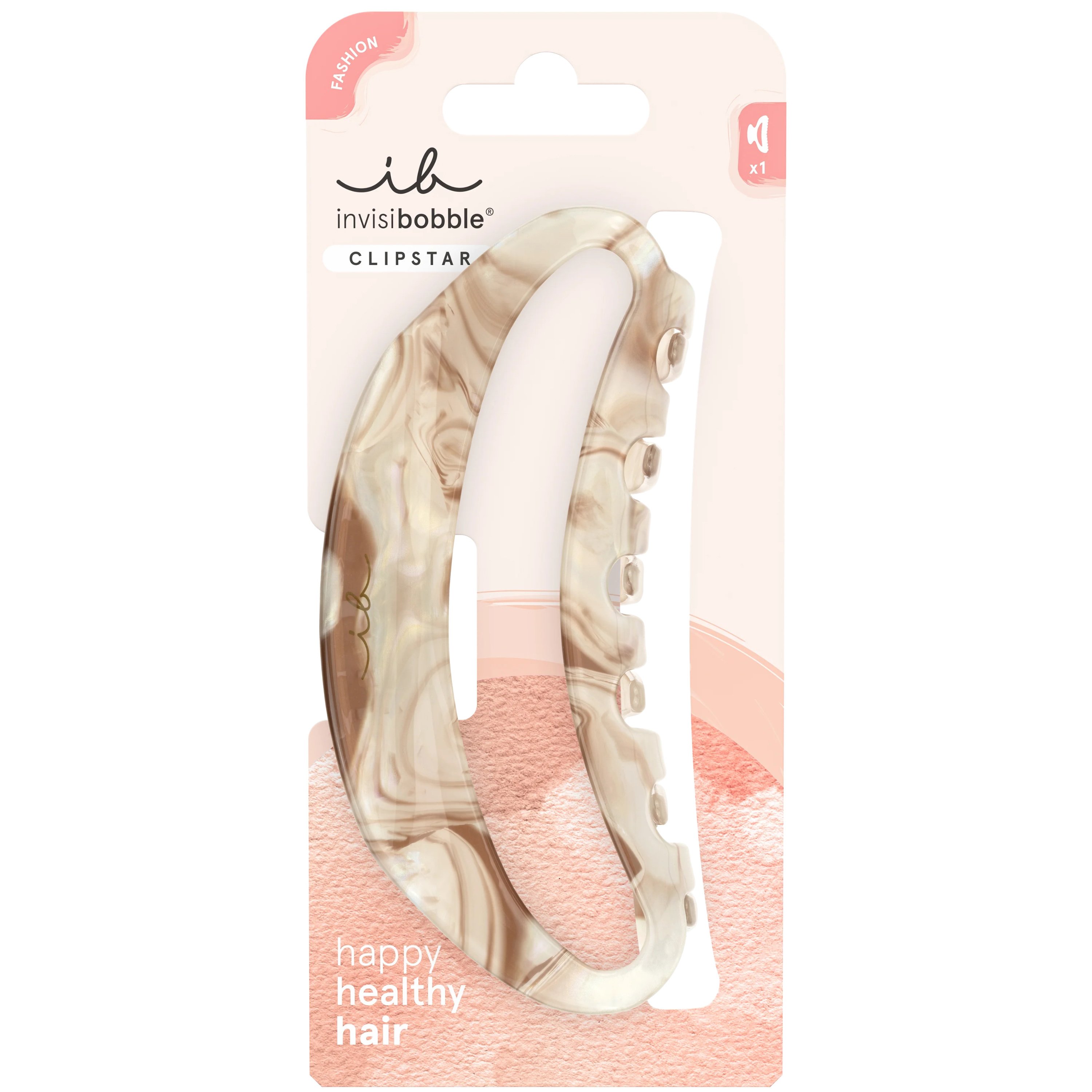 Invisibobble Clipstar Amber Glow Κλάμερ για Πυκνά ή Μακριά μαλλιά 1 Τεμάχιο