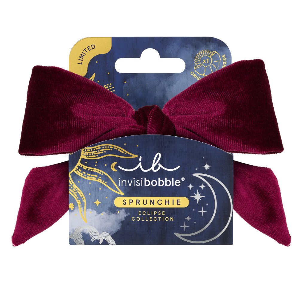 Invisibobble Sprunchie Eclipse Velvet Grace Λαστιχάκι Μαλλιών για Απόλυτο Κράτημα με Λιγότερα Σημάδια, Λιγότερο Πόνο & Φθορά 1 Τεμάχιο
