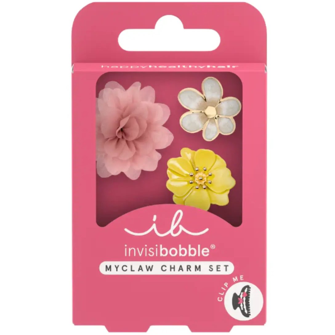 Invisibobble Clipstar My Claw Charm Set Hothouse Florals Κλάμερ για Λεπτά & Κανονικά Μαλλιά & Charms Διάφορα Σχέδια για Μοναδικό Στυλ 1 Τεμάχιο