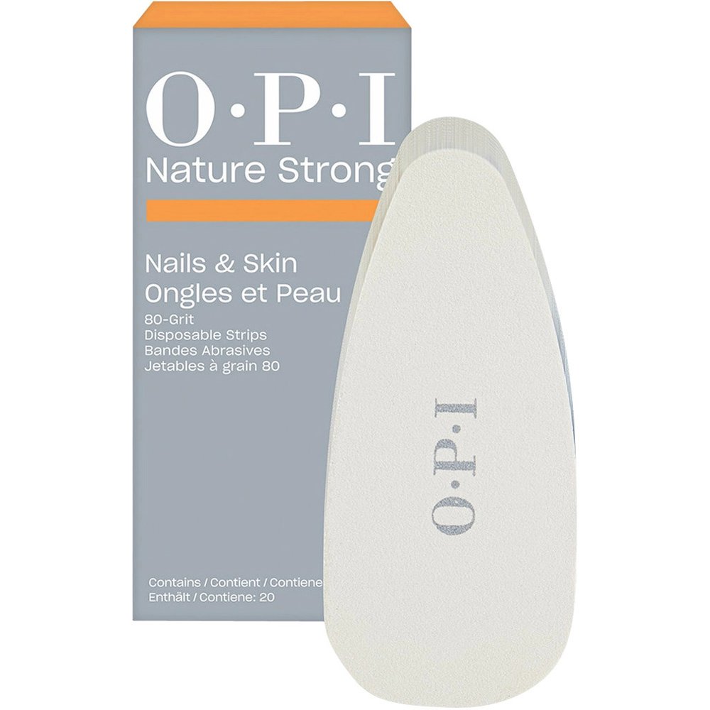 OPI Nature Strong 80-Grit Disposable Rasp Strips Ανταλλακτικά Ράσπας 80-Grit 20 Τεμάχια