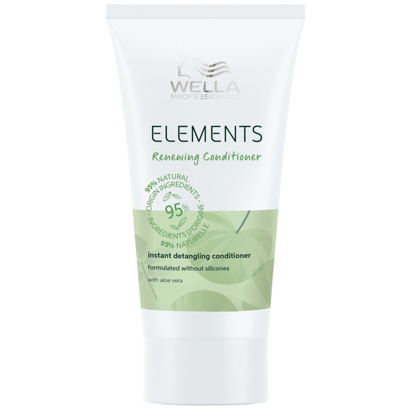 Wella Professionals Elements Renewing Hair Conditioner with Aloe Vera Μαλακτική Κρέμα Μαλλιών με Αλόη για Άμεση Αναζωογόνηση Travel Size 30ml