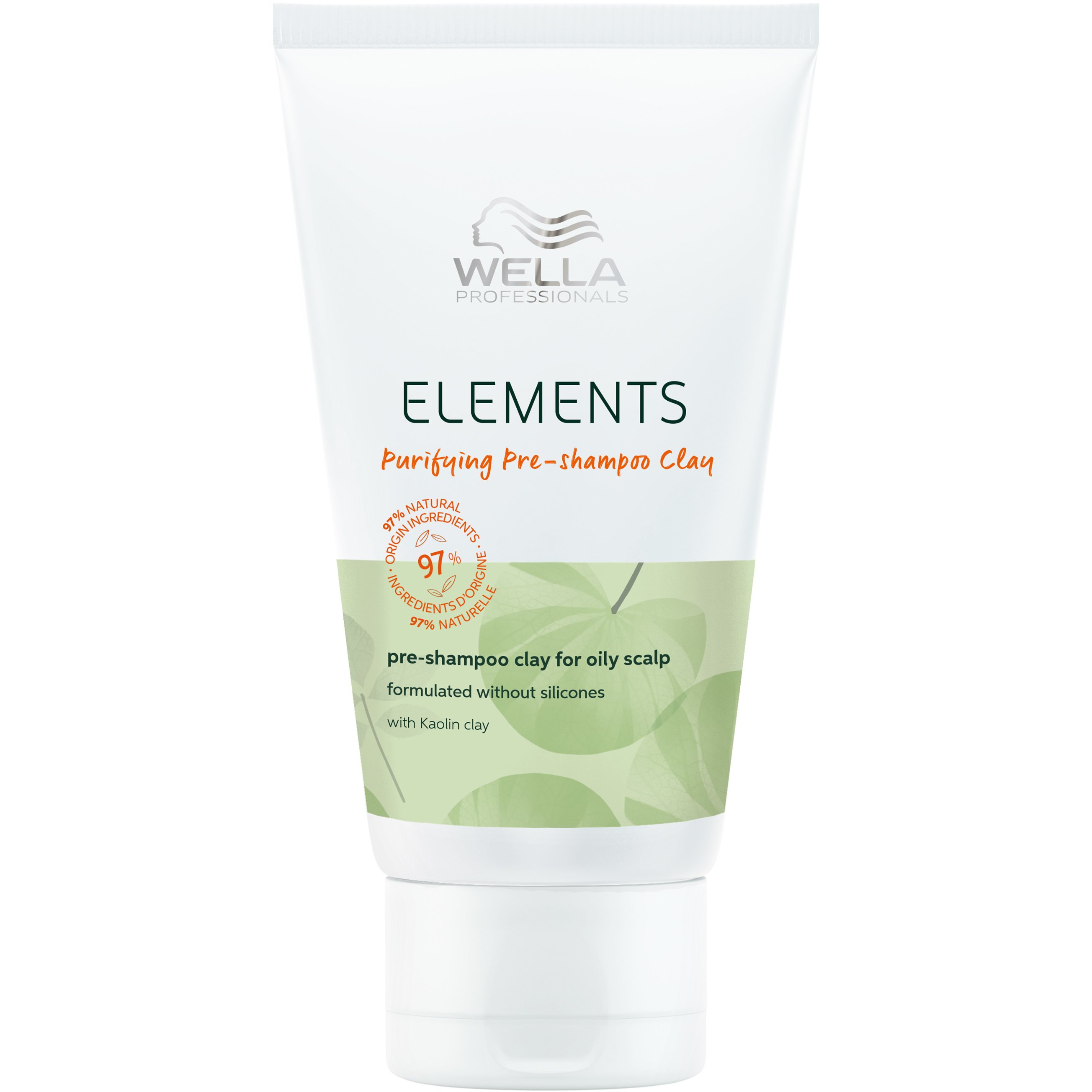 Wella Professionals Elements Purifying Pre-Shampoo Clay Πηλός Καθαρισμού & Εξισσορόπησης της Λιπαρότητας του Τριχωτού της Κεφαλής, για πριν το Λούσιμο 70ml