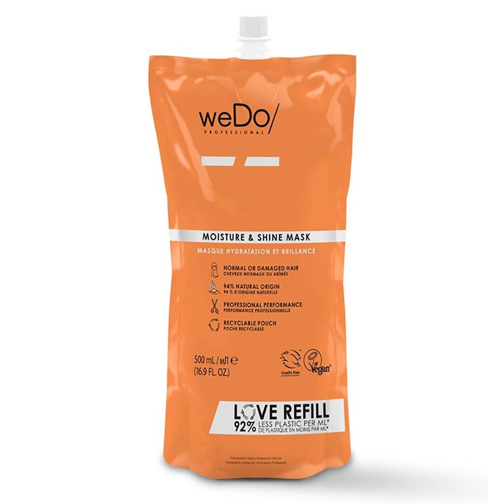 weDo Moisture & Shine Mask for Normal or Damaged Hair Μάσκα Θρέψης για Κανονικά & Ταλαιπωρημένα Μαλλιά 500ml