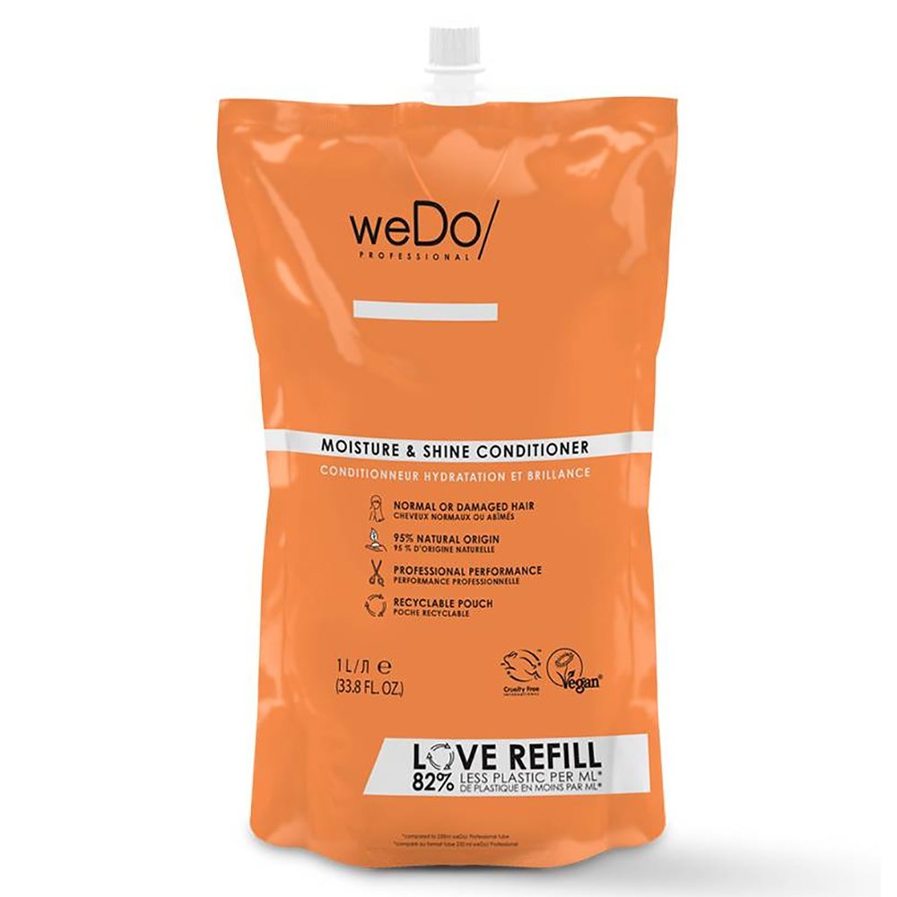 weDo Moisture & Shine Conditioner for Normal or Damaged Hair Μαλακτική Κρέμα Θρέψης για Κανονικά & Ταλαιπωρημένα Μαλλιά 1Lt