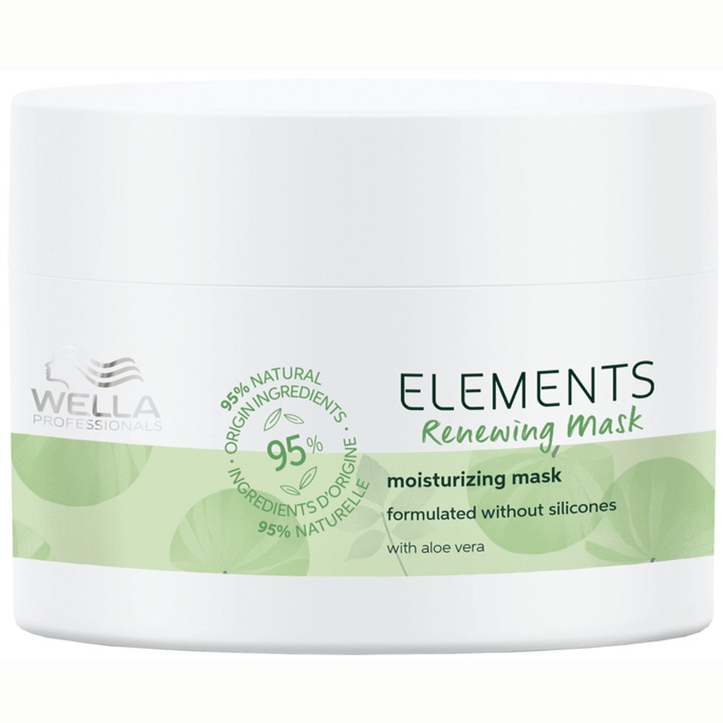 Wella Professionals Elements Renewing Hair Mask with Aloe Vera Ενυδατική Μάσκα Μαλλιών με Αλόη για Αναζωογόνηση 150ml