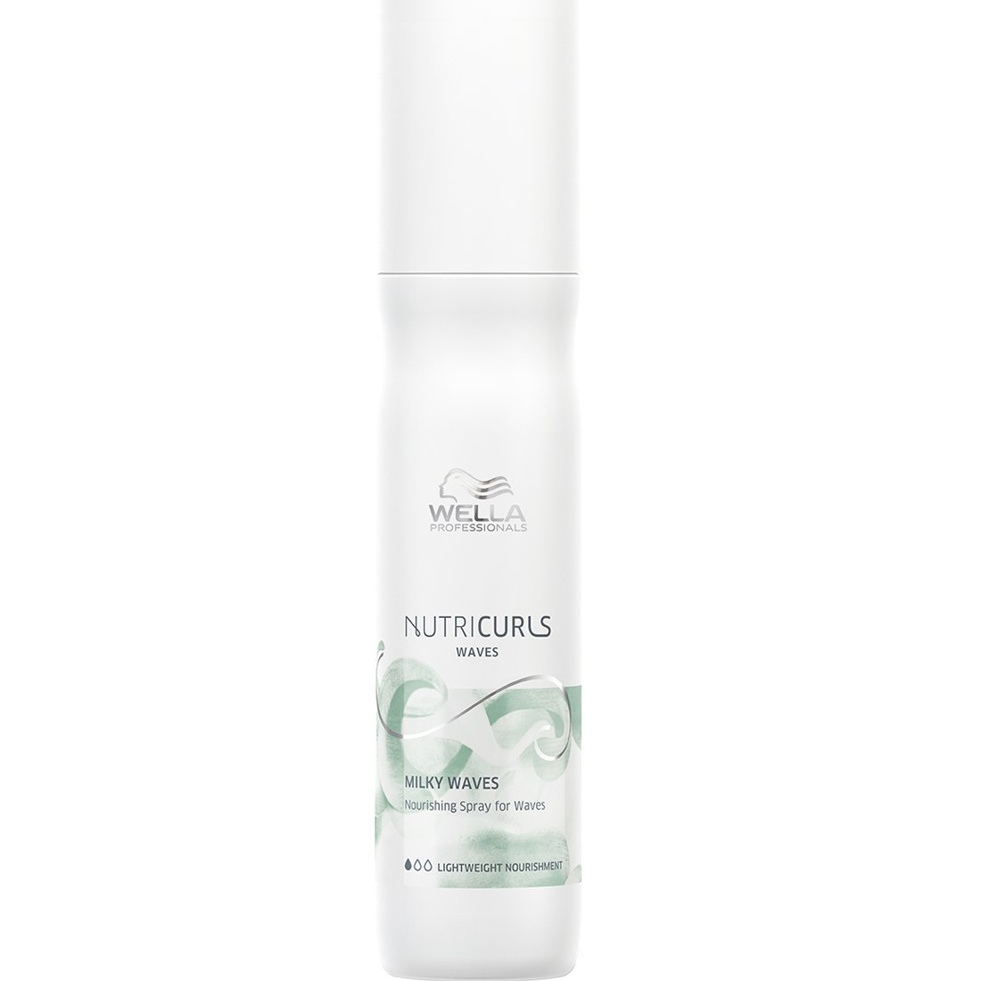Wella Wella Professionals Nutricurls Milky Waves Lightweight Nourishment Spray for Waves Γαλακτώδες Spray Ελαφριάς Θρέψης Χωρίς Ξέβγαλμα για Ευκολοχτένιστα Κυματιστά Μαλλιά 150ml