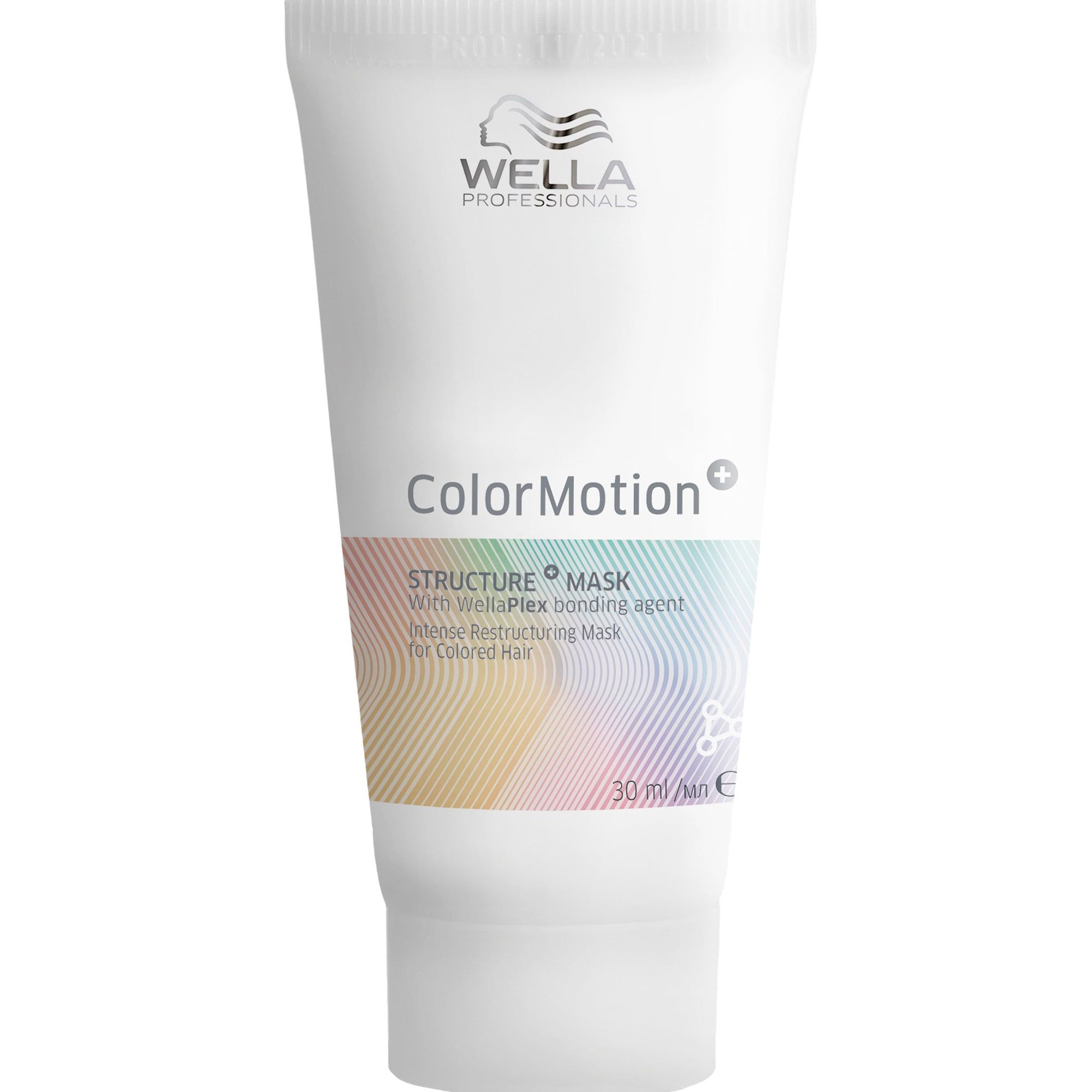 Wella Professionals ColorMotion+ Structure+ Mask Μάσκα Εντατικής Αναδόμησης για Ταλαιπωρημένα Βαμμένα Μαλλιά Travel Size 30ml