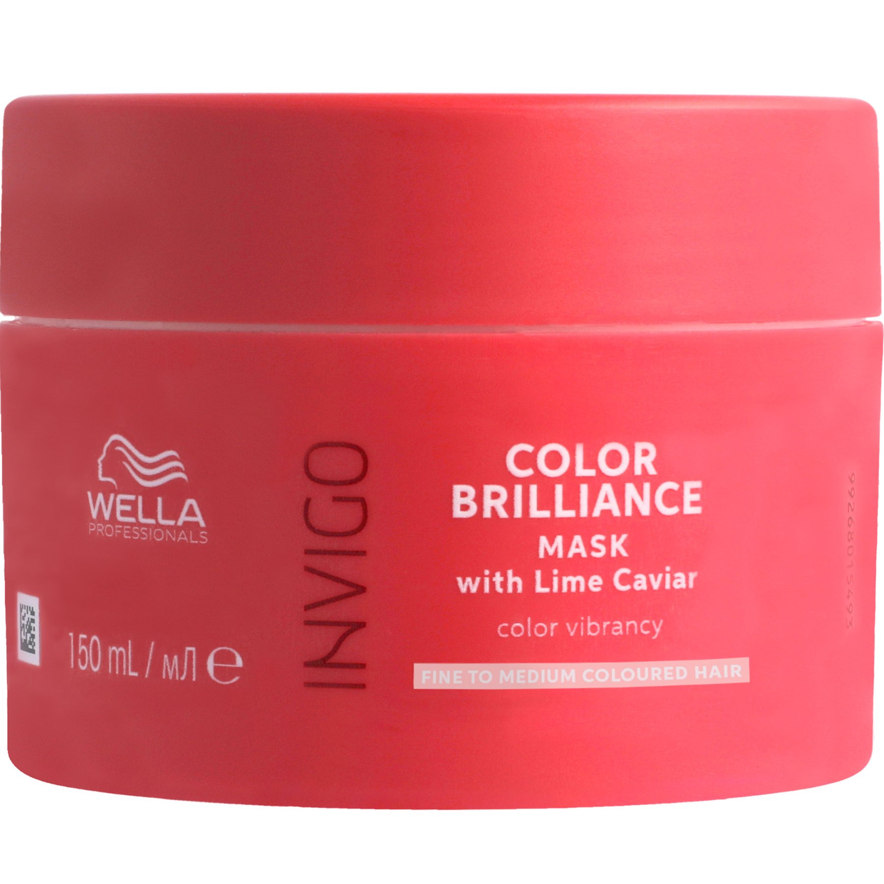 Wella Professionals Invigo Color Brilliance Mask with Lime Caviar Fine to Medium Coloured Hair Μάσκα για Βελτίωση της Ζωντάνιας του Χρώματος σε Βαμμένα Λεπτά έως Κανονικά Μαλλιά 150ml