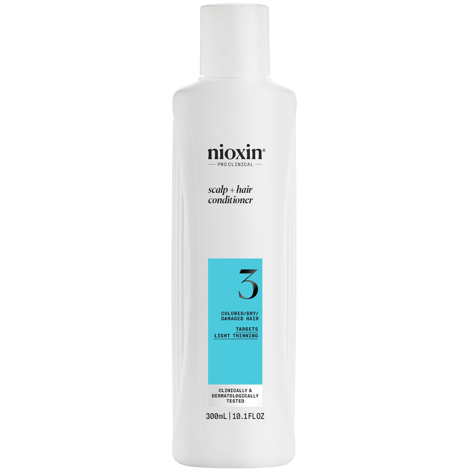 Nioxin Nioxin Scalp & Hair Conditioner System 3 Μαλακτική Κρέμα για Βαμμένα Μαλλιά με Ελαφριά Αραίωση 300ml