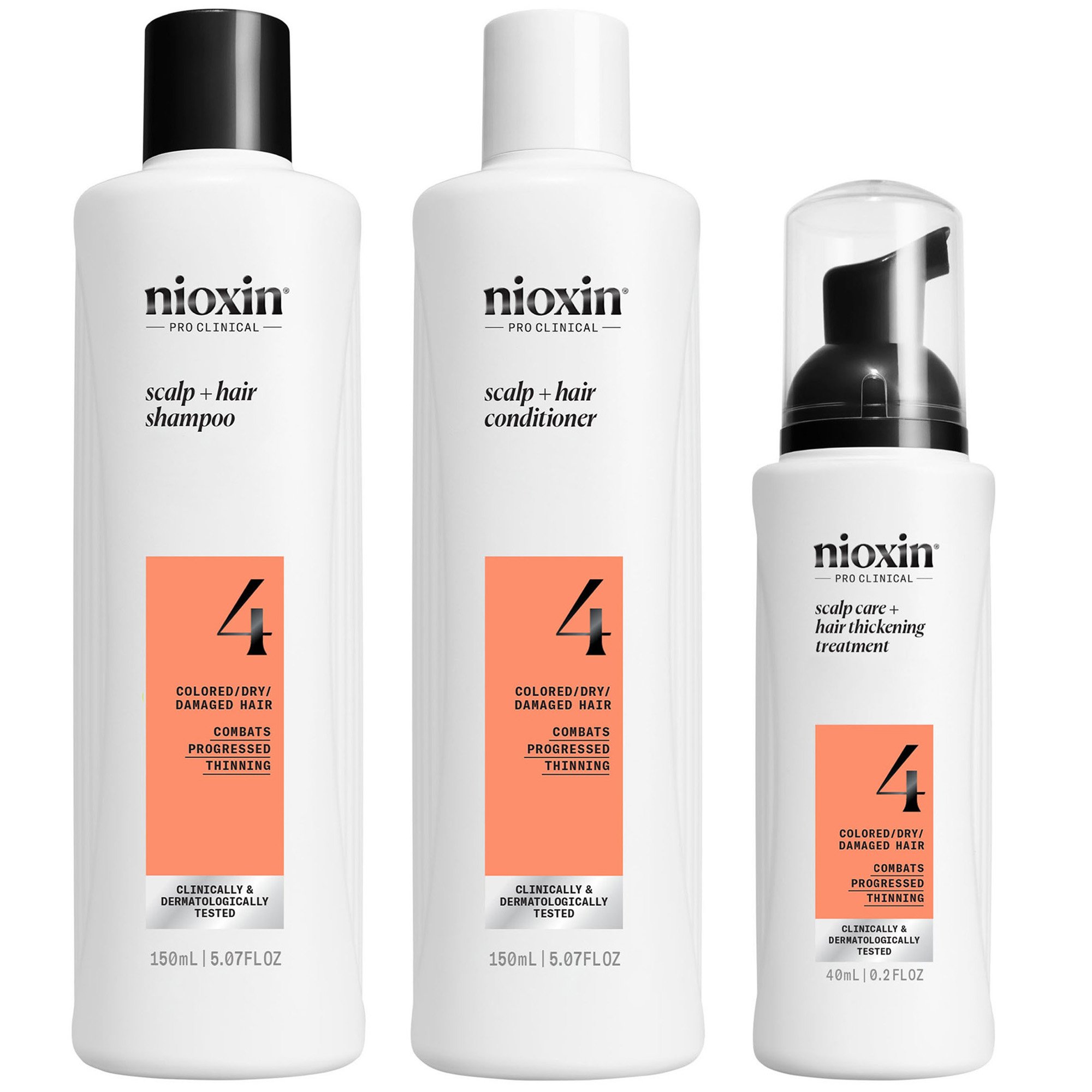 Nioxin Nioxin Scalp & Hair Promo System 4 Shampoo 150ml & Conditioner 150ml & Treatment Serum 40ml