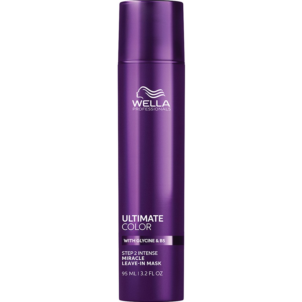 Wella Professionals Ultimate Color Miracle Leave-In Mask Step 2 Μάσκα Χωρίς Ξέβγαλμα για Έντονο Χρώμα, Προστασία & Ενυδάτωση για Βαμμένα Μαλλιά με Γλυκίνη & Βιταμίνη Β5, 95ml