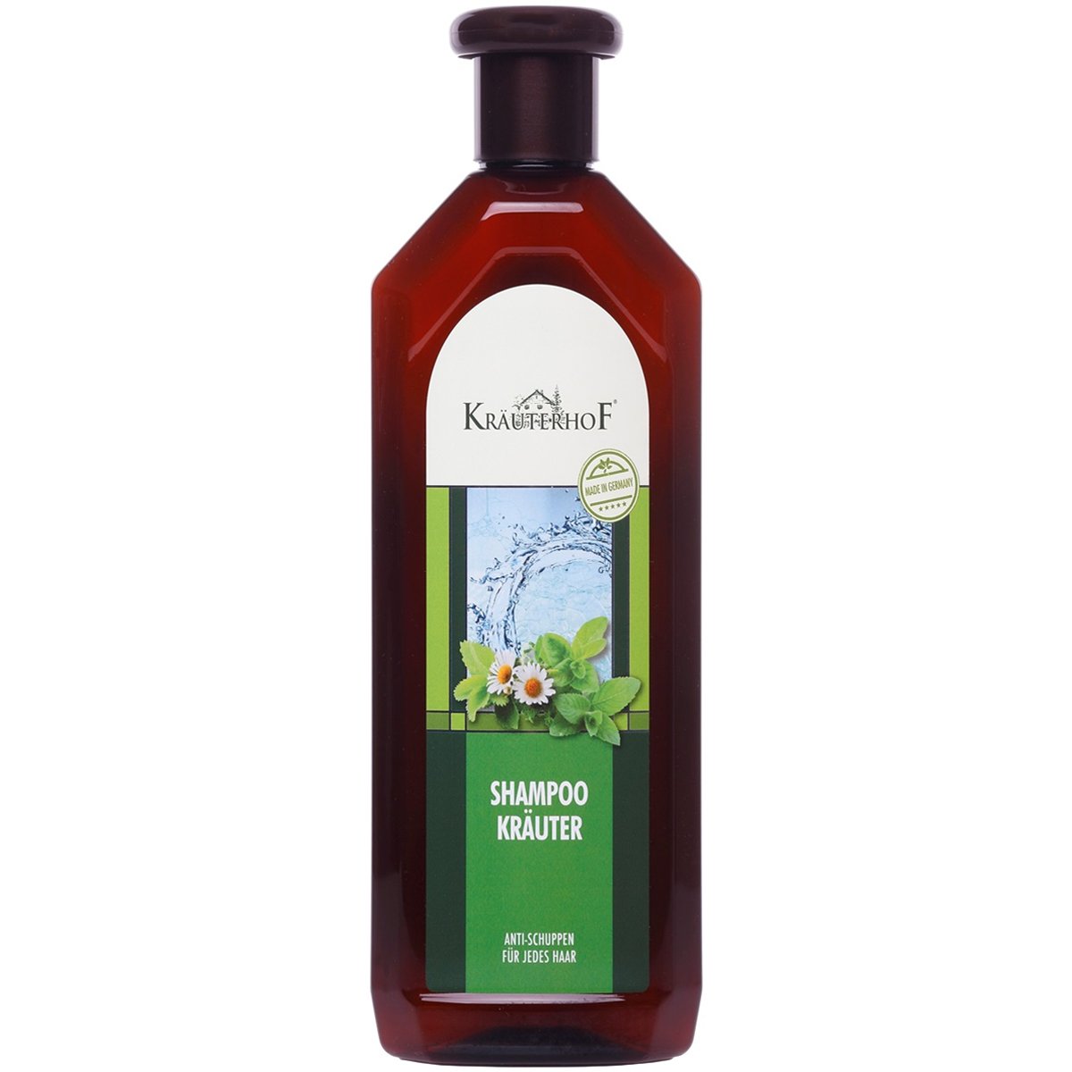 Krauterhof Anti-Dandruff Shampoo Krauter with Panthenol & 7 Herbs Απαλό Σαμπουάν Κατά της Πιτυρίδας με Επτά Βότανα 500ml