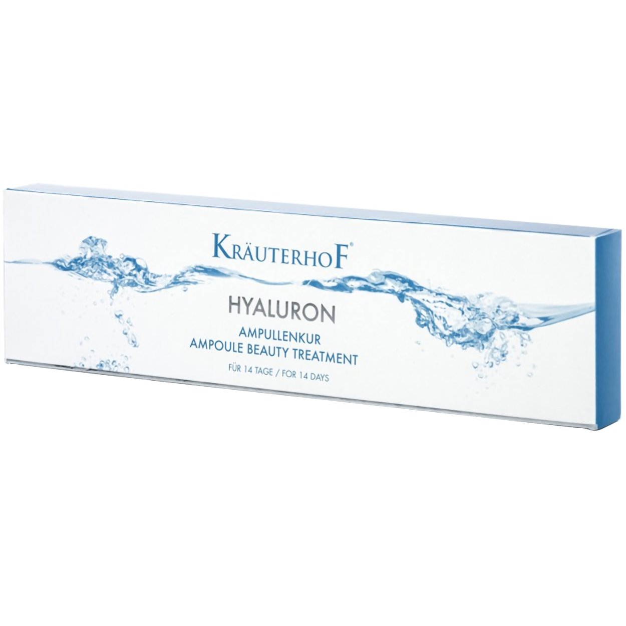 Krauterhof Hyaluron Ampoule Beauty Treatment Θεραπεία Ομορφιάς για Ενυδατωμένη & Λεία Επιδερμίδα σε Πρόσωπο, Λαιμό & Ντεκολτέ 14 x 2ml