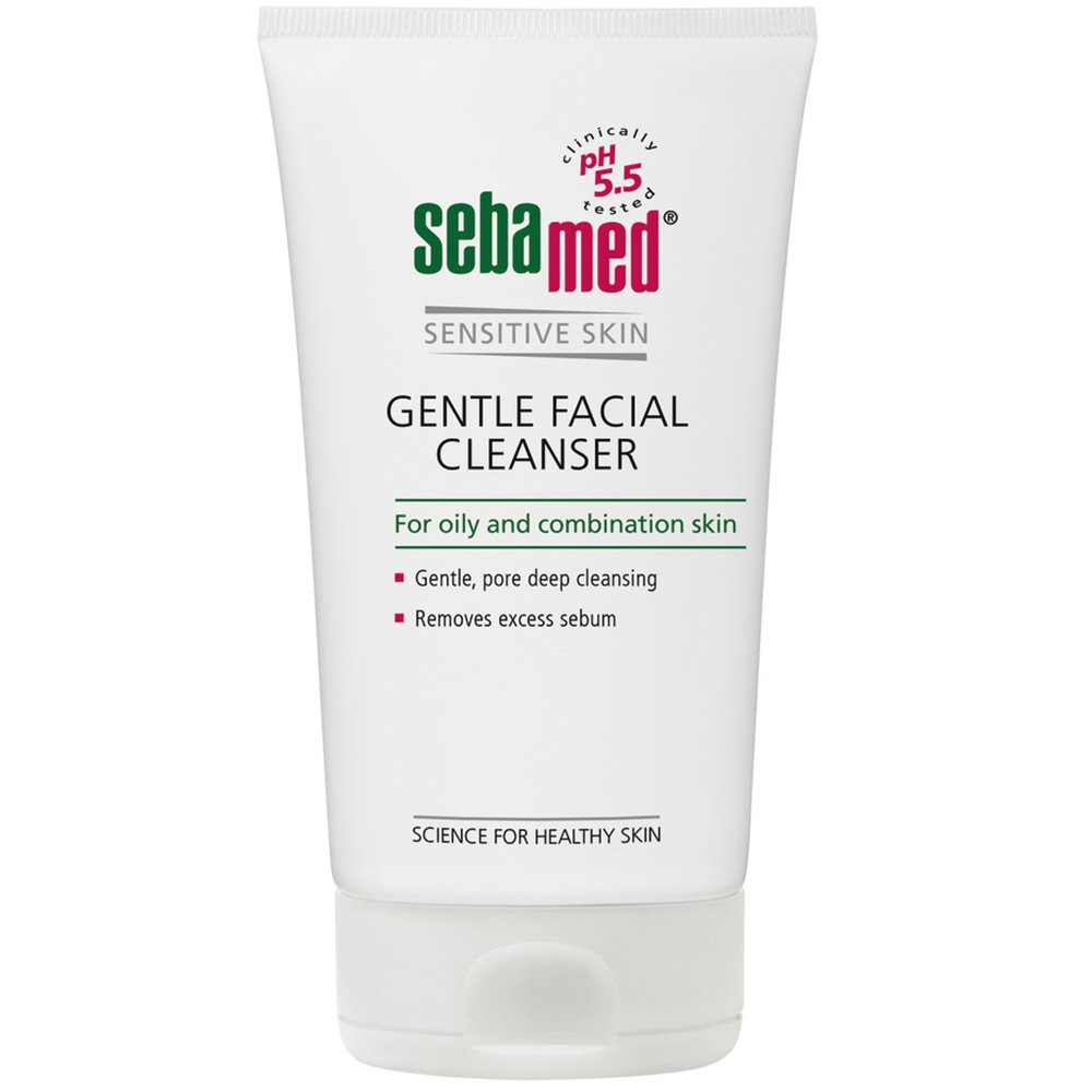 Sebamed Gentle Facial Cleanser Gel Απαλό Gel Καθαρισμού Προσώπου για Λιπαρή & Μικτή Επιδερμίδα 150ml