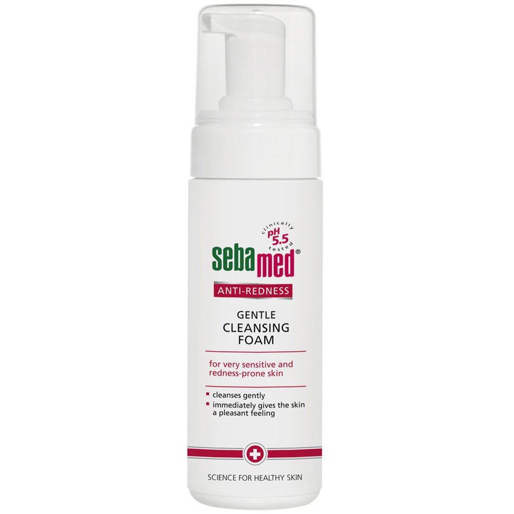 Sebamed Sebamed Anti-Redness Gentle Cleansing Foam Αφρός Καθαρισμού για Ευαίσθητες Επιδερμίδες με Τάση Ερυθρότητας & Ροδόχρους Ακμής 150ml