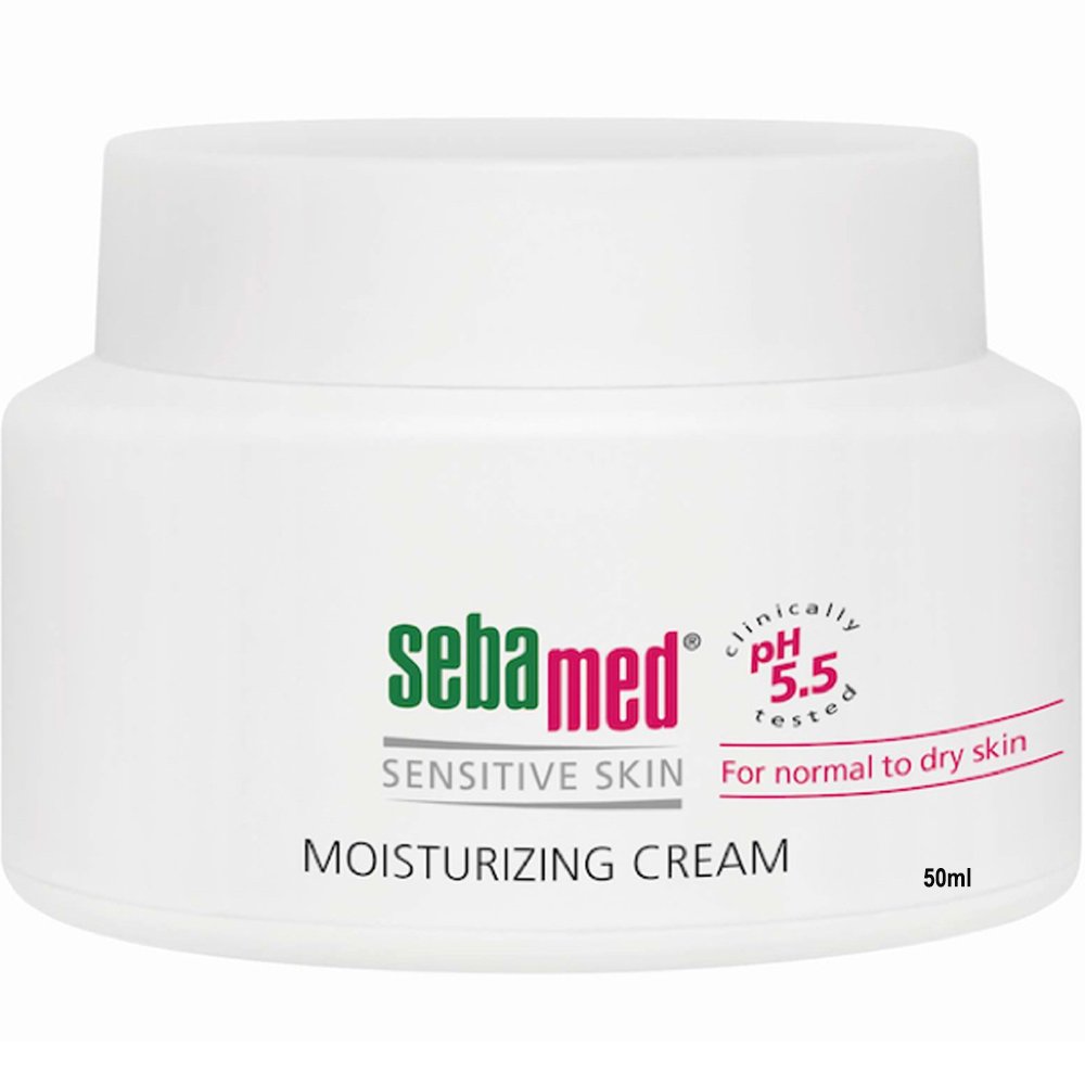 Sebamed Moisturizing Cream Ενυδατική Κρέμα Προσώπου για Ευαίσθητο, Φυσιολογικό προς Ξηρό Δέρμα 50ml 58149