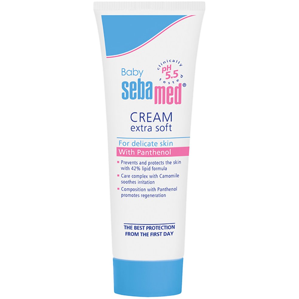 Sebamed Baby Cream Extra Soft Βρεφική Κρέμα με Πανθενόλη Ιδανική για Ξηρότητα, Κοκκινίλες & Ερεθισμούς 50ml 55329