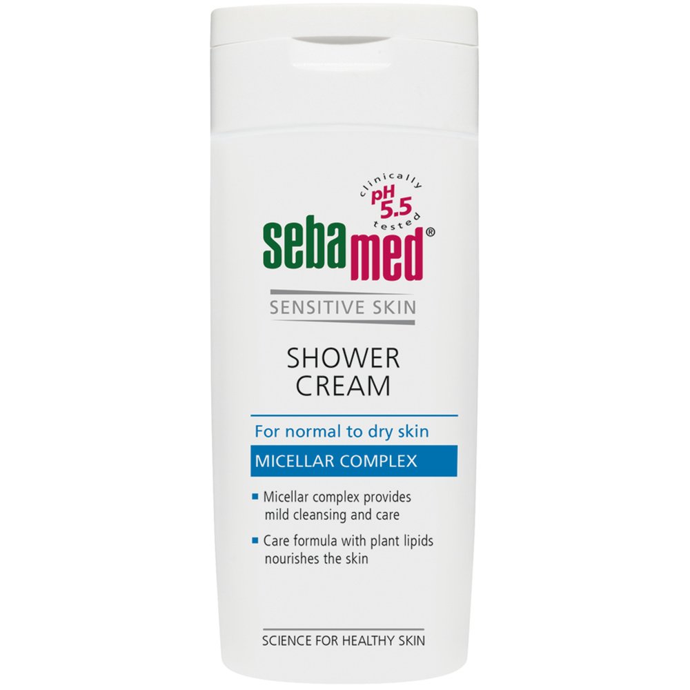 Sebamed Shower Cream for Normal to Dry Skin Κρεμώδες Αφρόλουτρο Αντικνισμώδες για το Ξηρό & Αφυδατωμένο Δέρμα 200ml