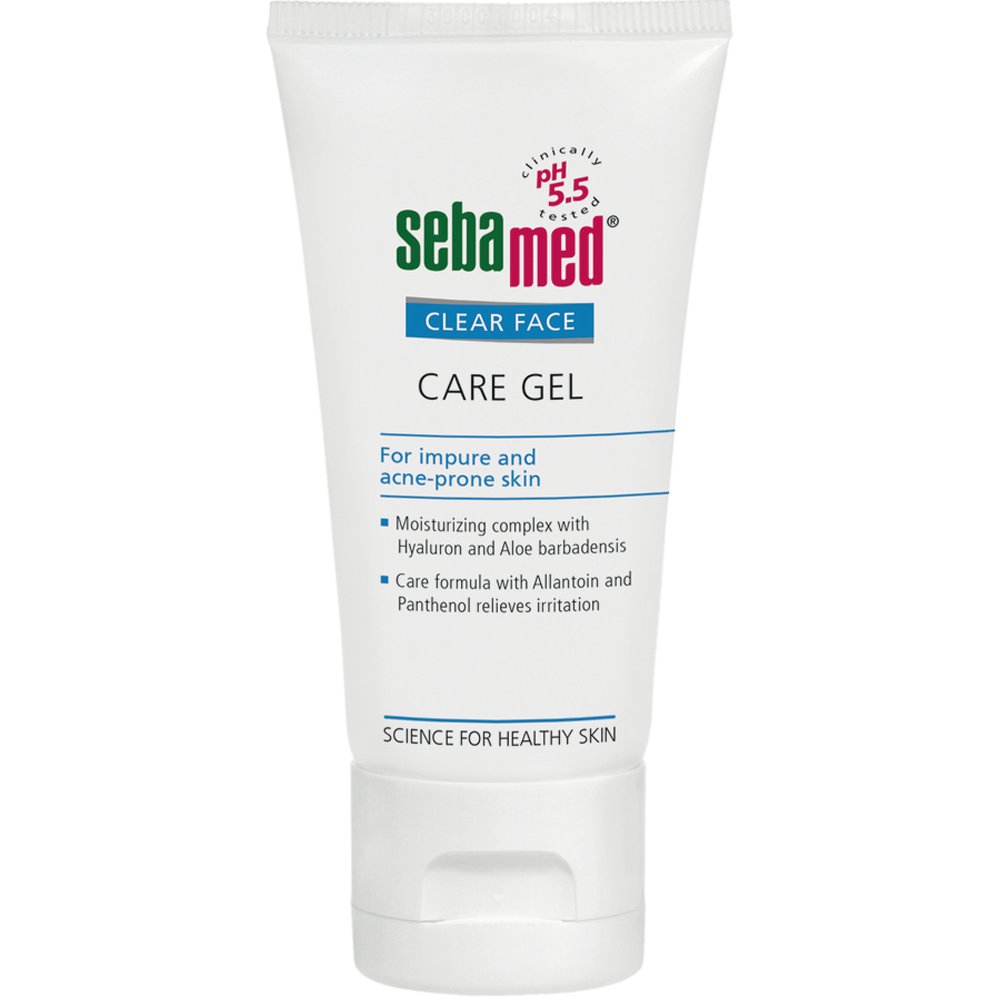 Sebamed Sebamed Clear Face Care Gel Αντιβακτηριακός Αφρός Καθαρισμού Προσώπου Κατά των Μαύρων Σμηγμάτων για Ακνεϊκές Επιδερμίδες 50ml