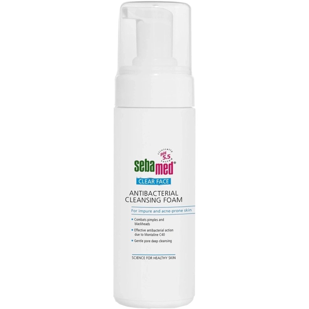 Sebamed Sebamed Clear Face Antibcterial Cleansing Foam Αντιβακτηριδιακός Αφρός Καθαρισμού Προσώπου 150ml
