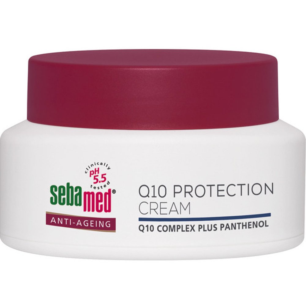 Sebamed Sebamed Anti-Ageing Q10 Protection Cream Αντιγηραντική Κρέμα Προσώπου με Συνένζυμο Q10 & Πανθενόλη που Ενεργοποιεί την Κυτταρική Ανανέωση & Ενισχύει την Παραγωγή Κολλαγόνου 50ml