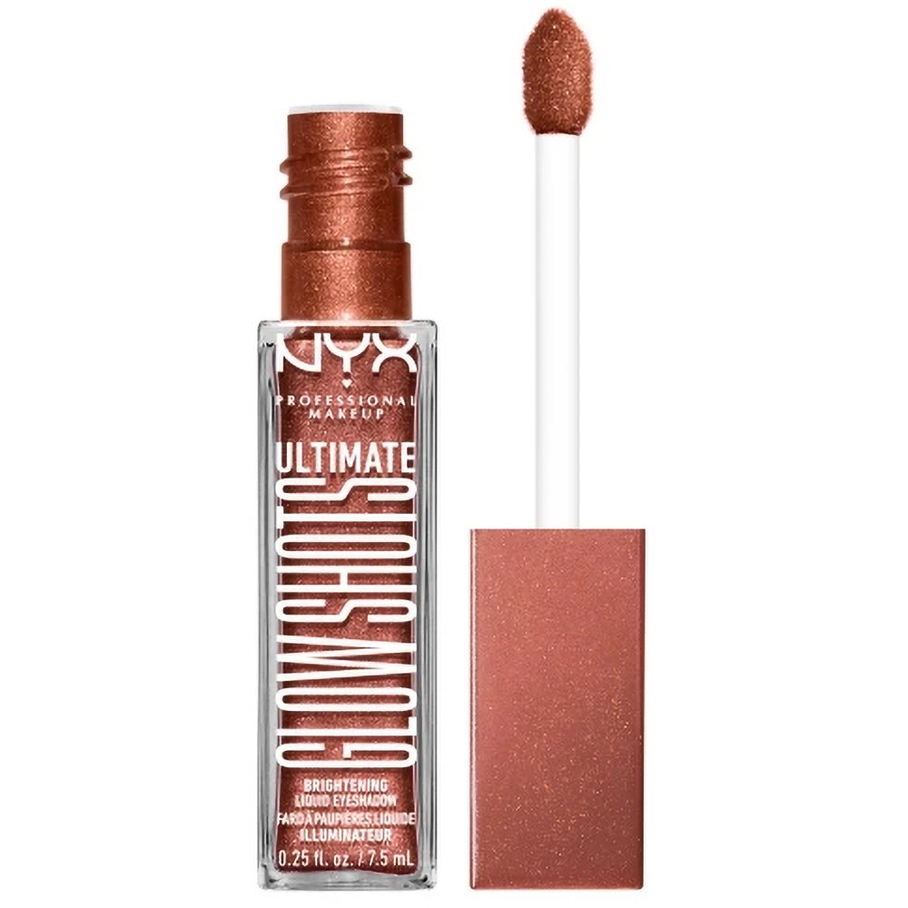 Nyx Professional Makeup Ultimate Glow Shots Liquid Eye Shadows 7,5ml Υγρή Σκιά Ματιών για Λάμψη Έως & 12 Ώρες Διάρκεια 1 Τεμάχιο - Pear Prize
