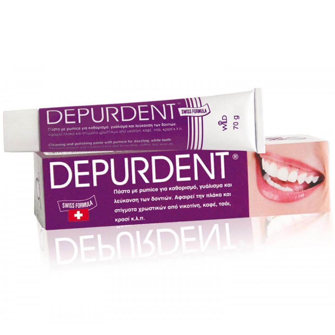 Emoform Depurdent Οδοντόκρεμα για την Αφαίρεση της Πλάκας & των Χρωστικών Στιγμάτων 50ml