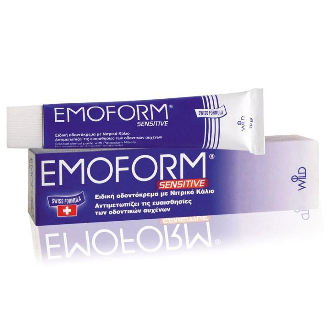 Emoform Sensitive Ειδική Οδοντόκρεμα με Νιτρικό Κάλιο για την Αντιμετώπιση της Ευαισθησίας των Δοντιών 85ml