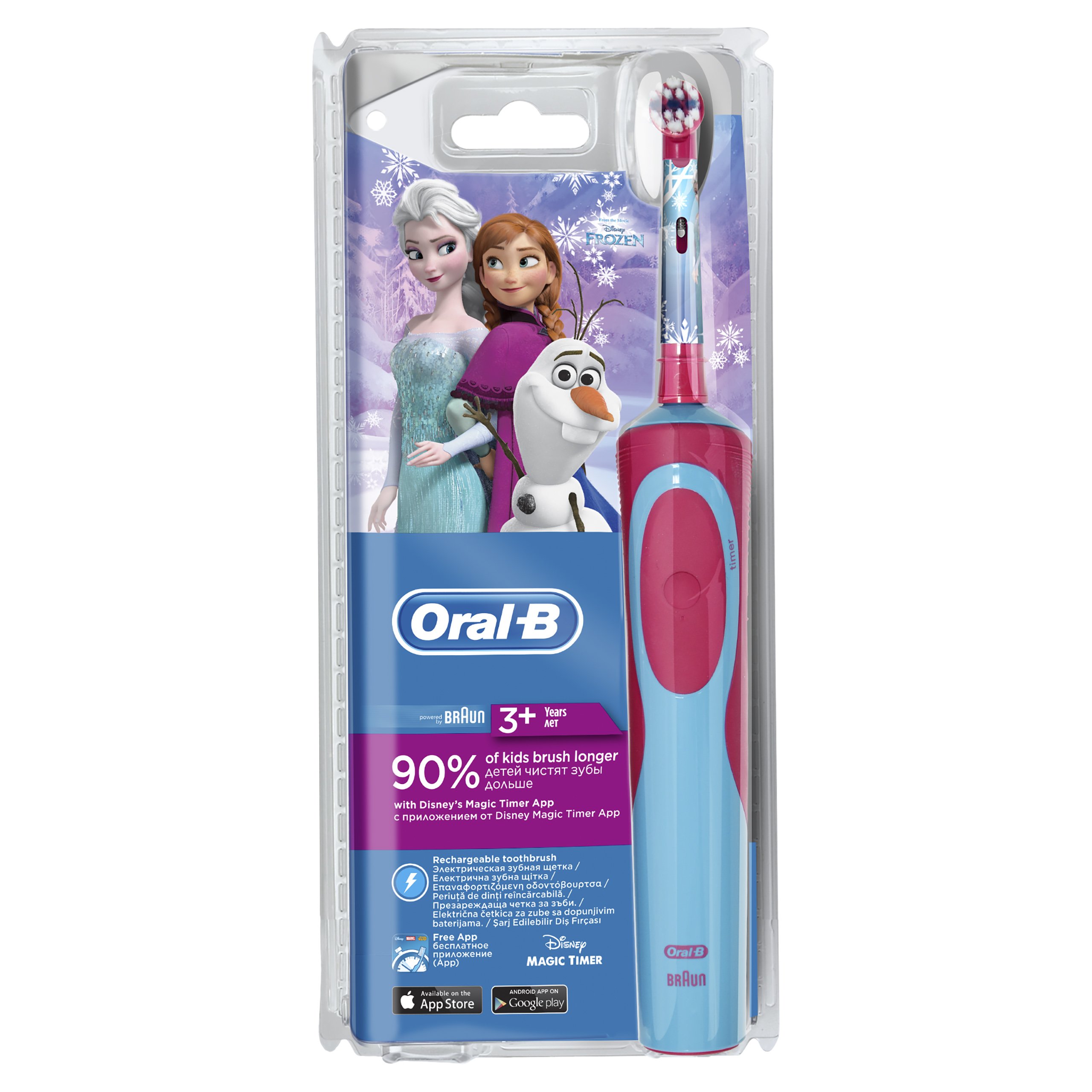 Oral-B Vitality Stages Power Frozen 3+ years Παιδική Ηλεκτρική Οδοντόβουρτσα