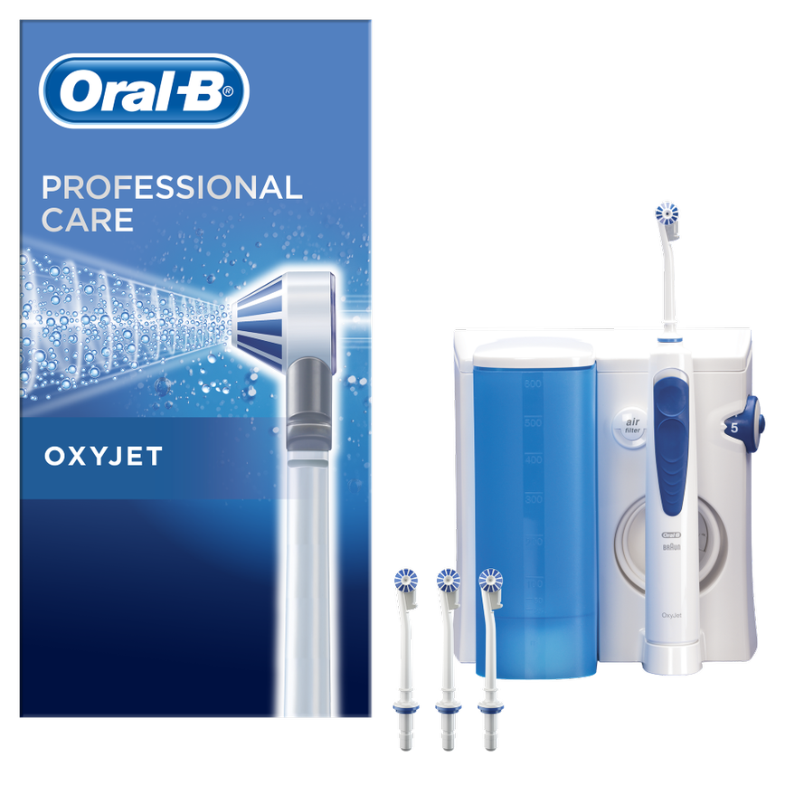 Oral-b Braun Irrigator Profesional Jet Oxyjet Συσκευή Καταιονισμού (Δεν Χρησιμοποιείται ως Ηλεκτρική Οδοντόβουρτσα)