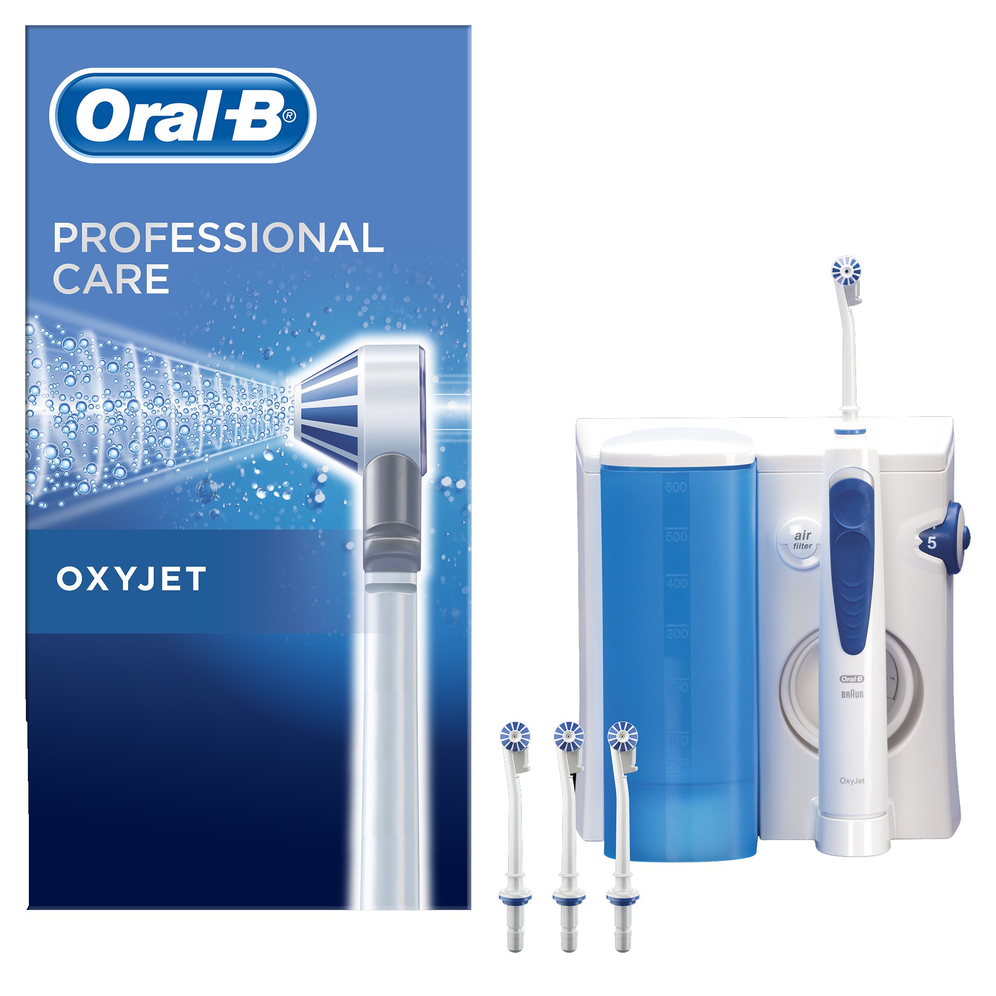 Oral-b Braun Irrigator Profesional Jet Oxyjet Συσκευή Καταιονισμού (Δεν Χρησιμοποιείται ως Ηλεκτρική Οδοντόβουρτσα)