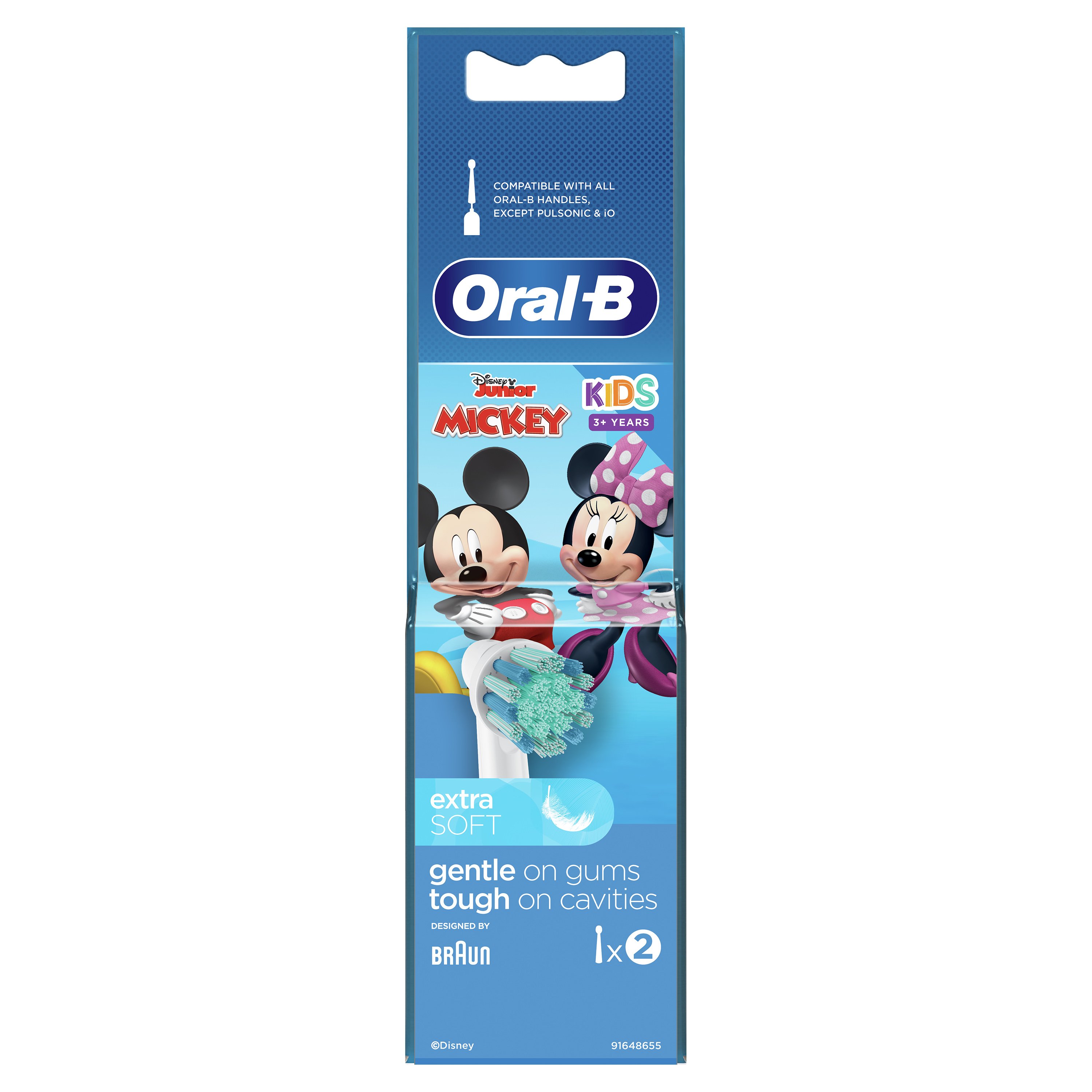 Oral-b Stages Ανταλλακτικές Κεφαλές Kids 2 Ανταλλακτικά