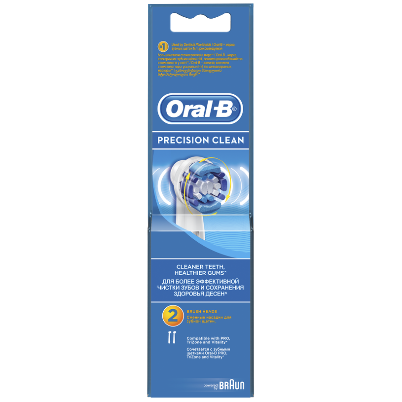 Oral-B Ανταλλακτικές Κεφαλές Βουρτσίσματος Precision Clean 2τμχ
