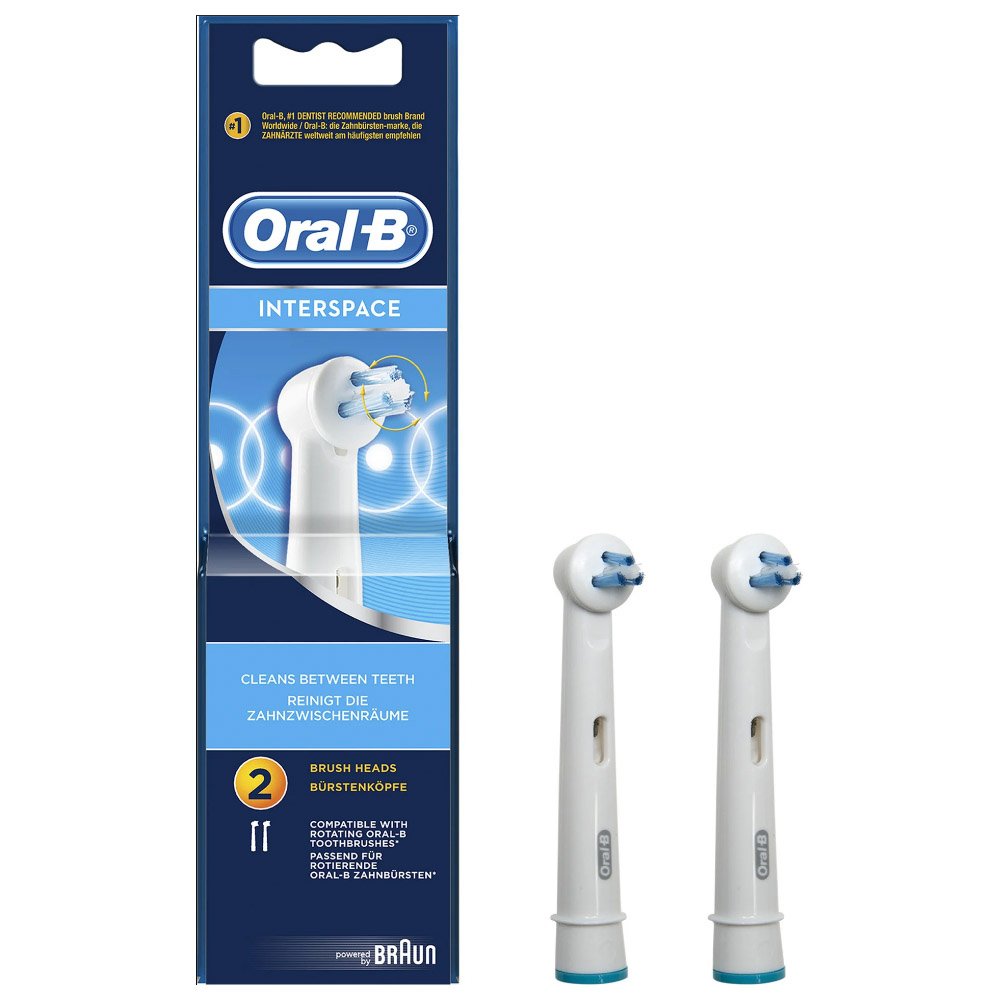 Oral-B Interspace Ανταλλακτικές Κεφαλές Βουρτσίσματος 2 Τεμάχια