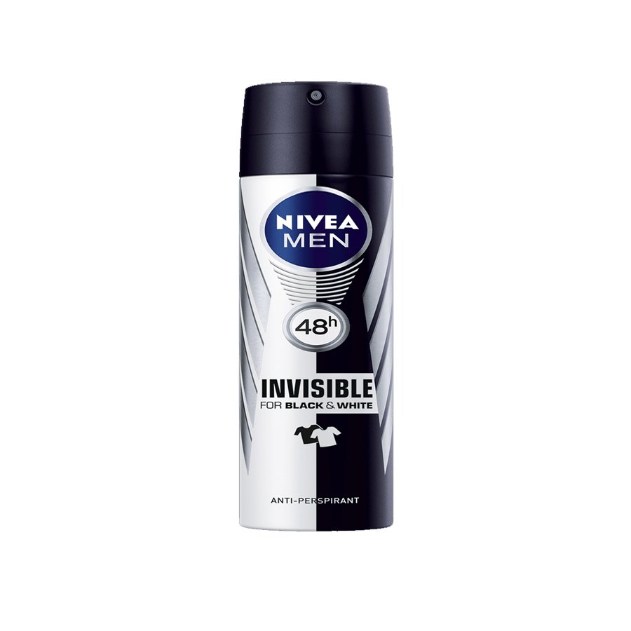 Nivea Men Invisible Black And White Original Anti-Perspirant Deodorant Spray Ανδρικό Αποσμητικό Κατά των Λευκών Σημαδιών 35ml