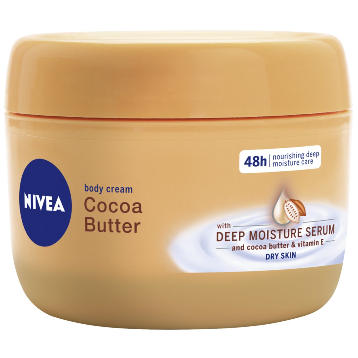 Nivea Cocoa Butter Moisturizing Body Cream Ενυδατική Κρέμα Σώματος με Βούτυρο Κακάο για Ξηρές Επιδερμίδες 250ml