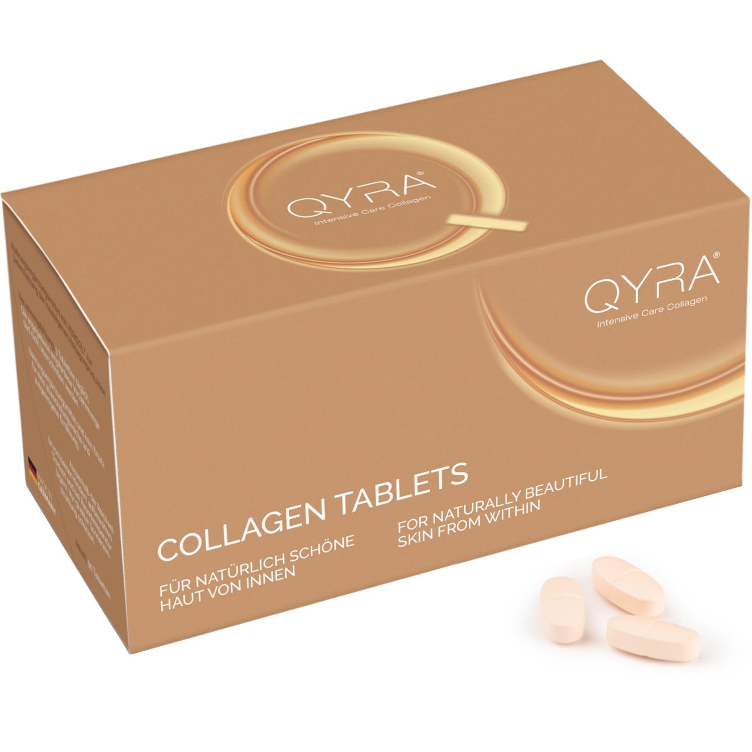 VivaPharm Qyra Collagen Συμπλήρωμα Διατροφής με Βιοενεργά Πεπτίδια Κολλαγόνου για την Καλή Υγεία του Δέρματος, Μαλλιών & Νυχιών με Αντιγηραντικές Ιδιότητες 90tabs