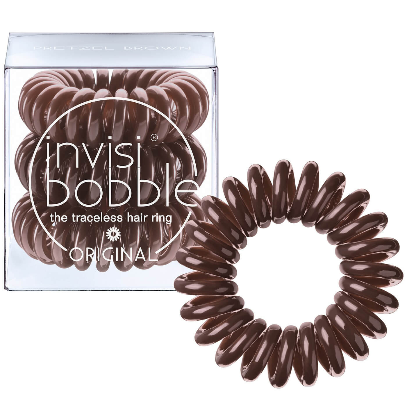 Invisibobble Power Original Pretzel Brown Λαστιχάκι Μαλλιών 3 Τεμάχια