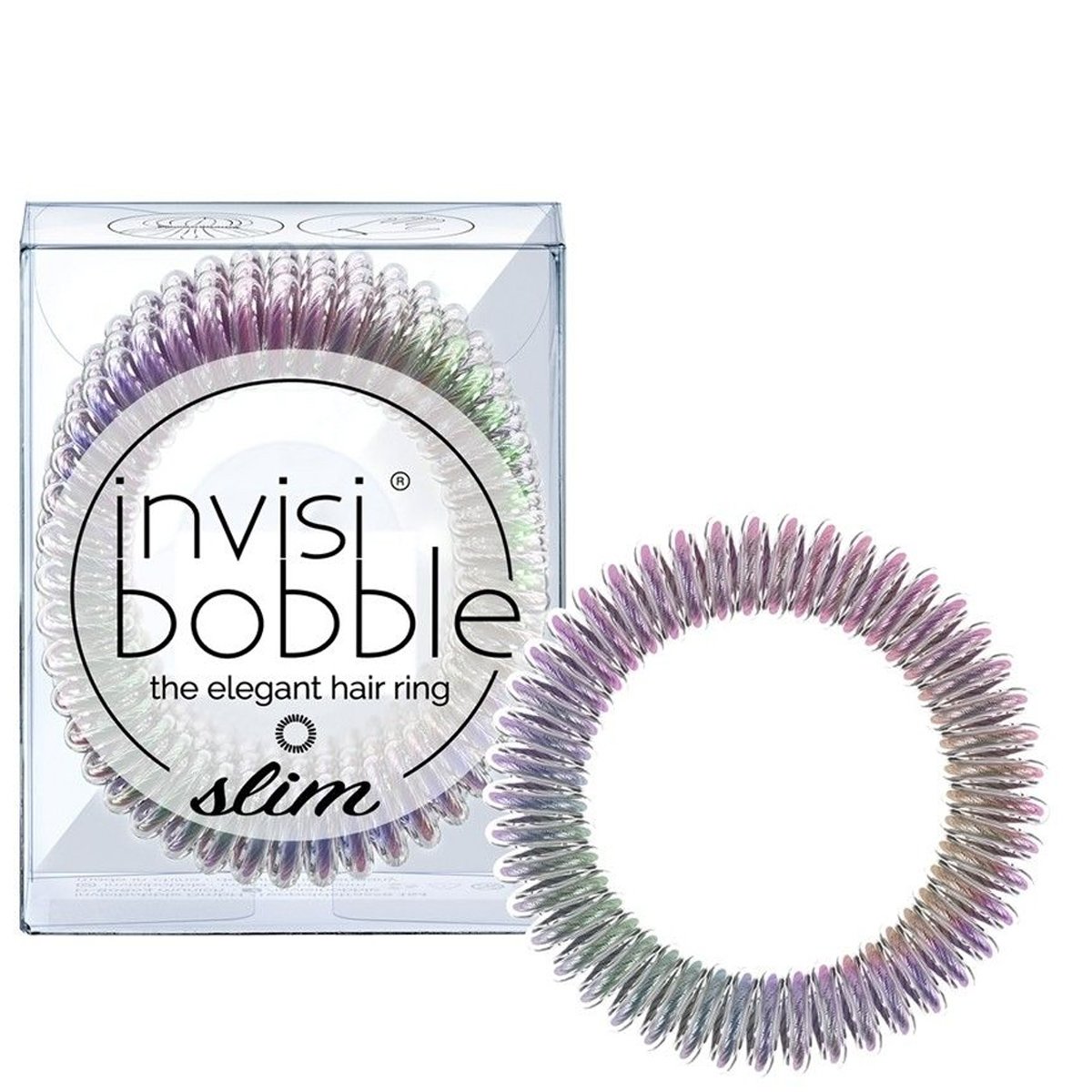 Invisibobble Slim Vanity Fairy Λαστιχάκια Μαλλιών με Καινοτόμο Σχεδιασμό & Κορυφαία Ποιότητα 3 Τεμάχια