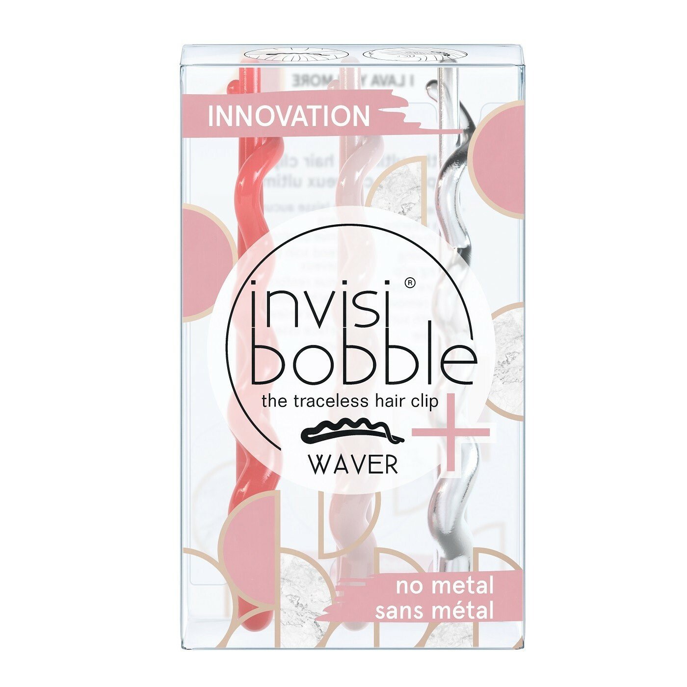 Invisibobble Waver Plus Marblelous I Lava You More 3 Τεμάχια