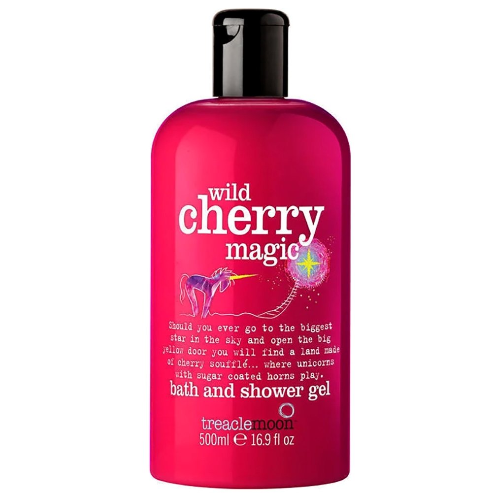Treaclemoon Wild Cherry Magic Bath & Shower Gel Αναζωογονητικό & Ενυδατικό Αφρόλουτρο Σώματος με Άρωμα Άγριου Κερασιού 500ml